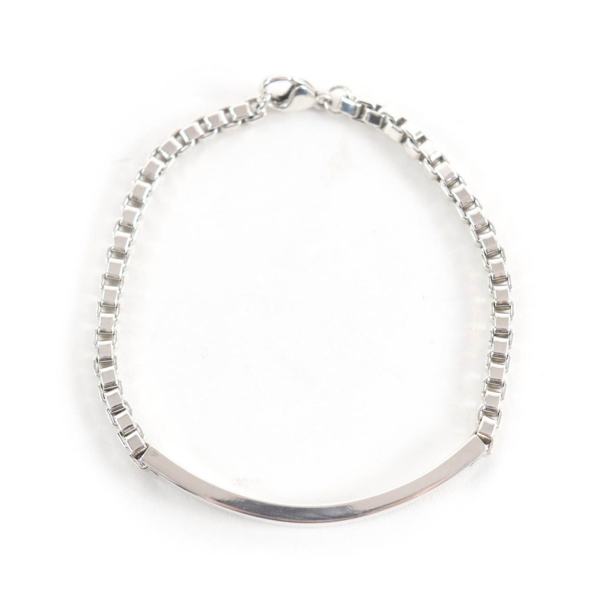 Tiffany & Co Venetian Link ID Bracelet Silver — view 3