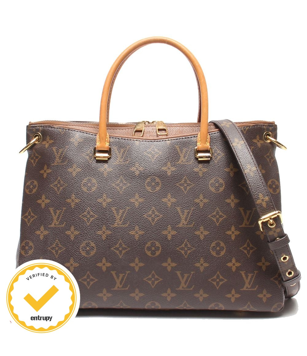Louis Vuitton 2-Way Tote Shoulder Bag Pallas Monogram