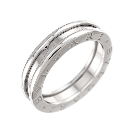 Bvlgari Band 55 Ring 18k WG White Gold