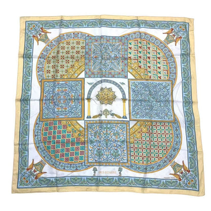 Hermes Scarf Carre 90 Ciels Byzantins Byzantine Sky Silk