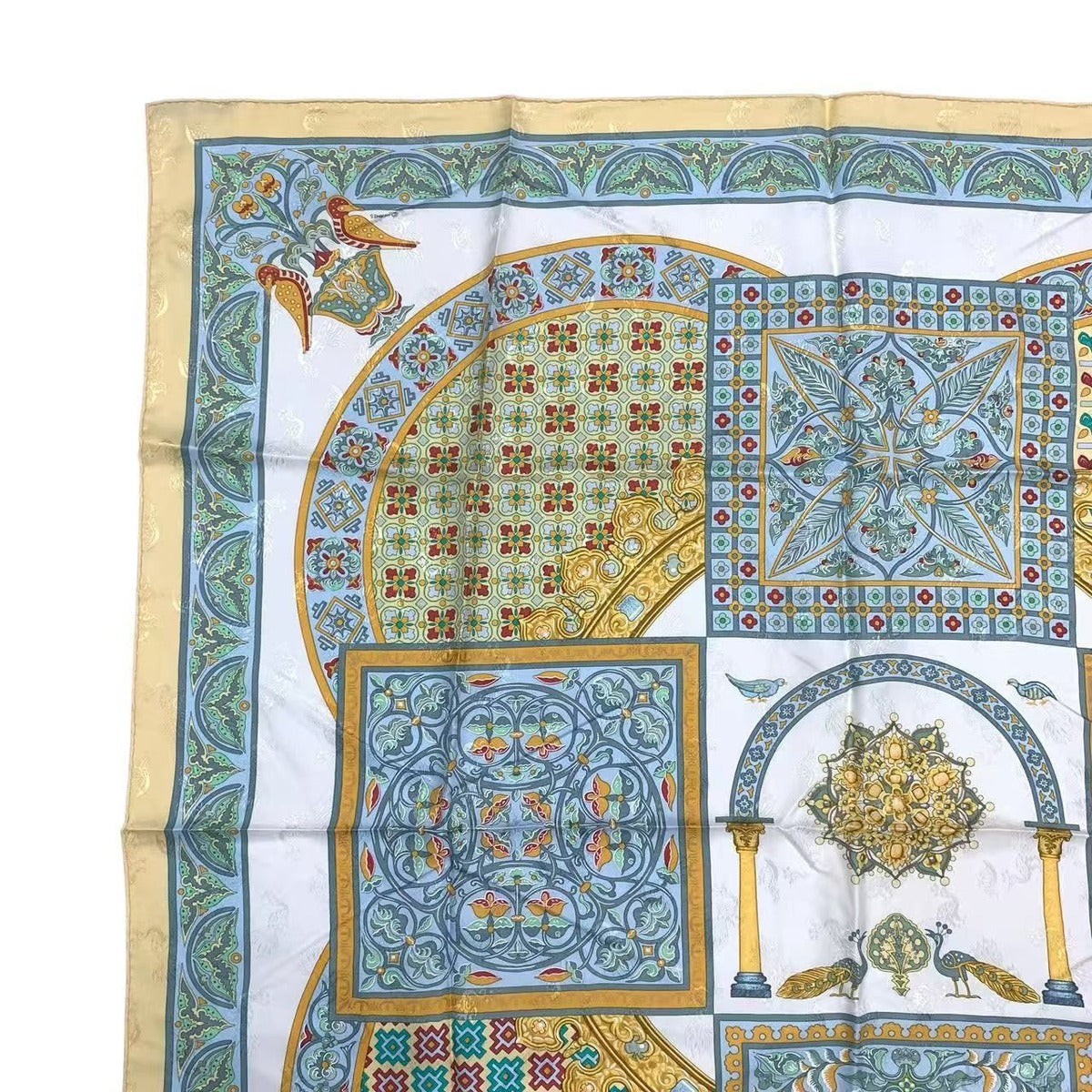 Hermes Scarf Carre 90 Ciels Byzantins Byzantine Sky Silk — view 2