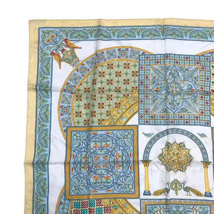 Hermes Scarf Carre 90 Ciels Byzantins Byzantine Sky Silk — view 2