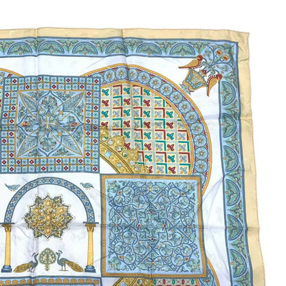 Hermes Scarf Carre 90 Ciels Byzantins Byzantine Sky Silk — view 3