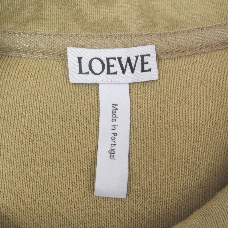 LOEWE S6199800cr Cotton Anagram Embroidery Embroidered Sweatshirt Beige M