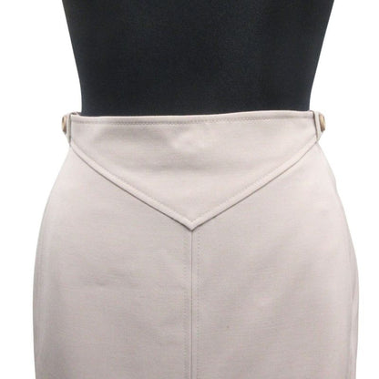 Christian DIOR Flared Center Pleated Skirt Bottoms Vintage M Pink Women's Used