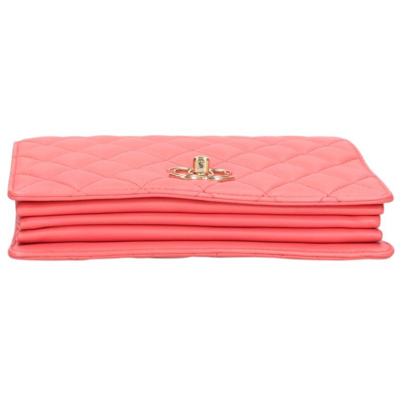 Chanel Lambskin Chain Shoulder Bag Women