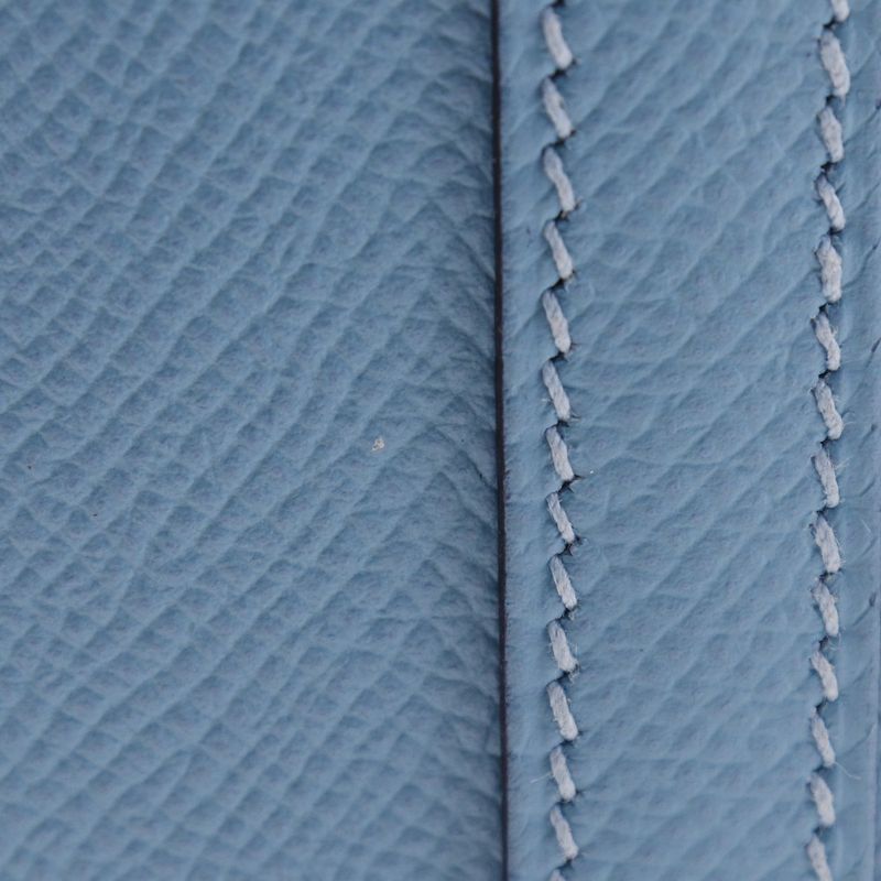 Hermes Picotin Lock MM Tresage Vaux Epson Light Blue D Women's Handbag