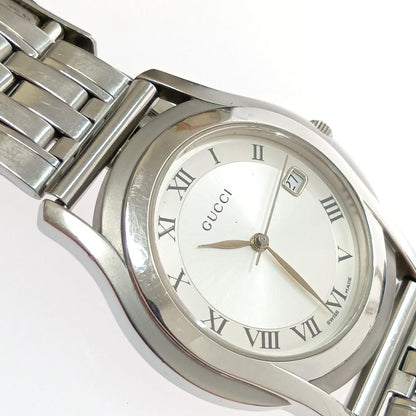 Gucci Watch Round Face Quartz Silver — view 10