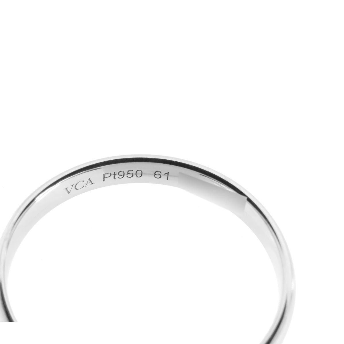 Van Cleef & Arpels Tendrement Marriage Ring Platinum — view 4