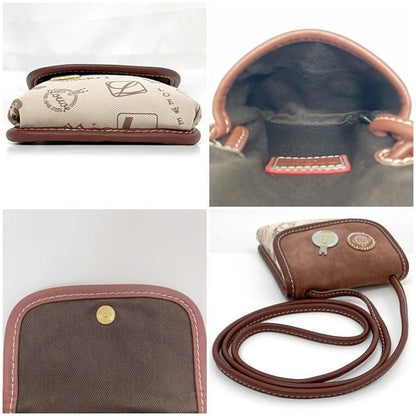Loewe Shoulder Bag Beige Brown Anagram 160th Anniversary Excellent Condition