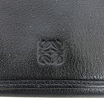 Loewe Bifold Long Wallet Black Amazona Excellent Condition Wallet Leather