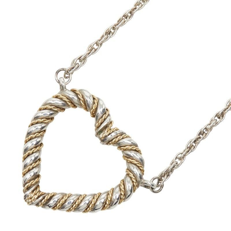 Tiffany & Co Twist Heart Necklace Yellow Gold