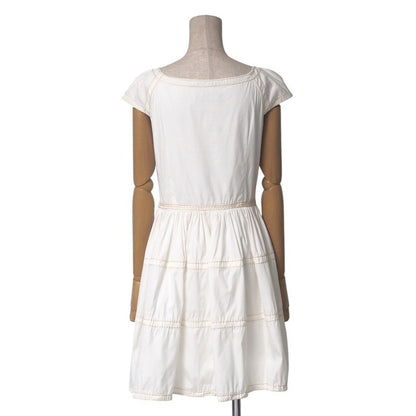 Prada Dress Size 38S Stitched Gathered Cap Sleeves Made In Italy 20250602 Ra4986