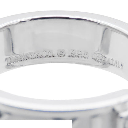 Tiffany & Co Atlas Ring White Gold 18K Diamond — view 6