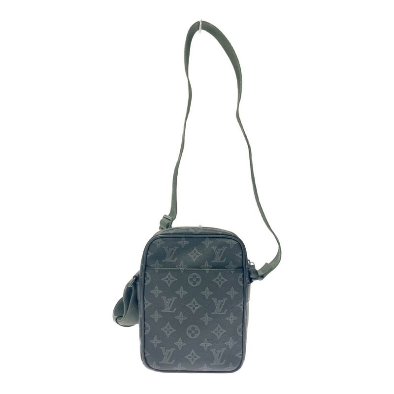 Louis Vuitton M43677 Monogram Eclipse PVC Danube PM Vivienne Shoulder Bag