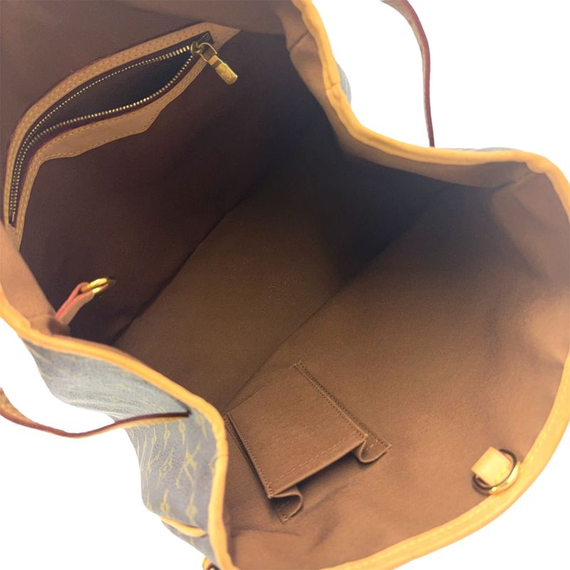 Louis Vuitton Batignolles Vertical Monogram Leather X PVC Brown Tote Bag M51153