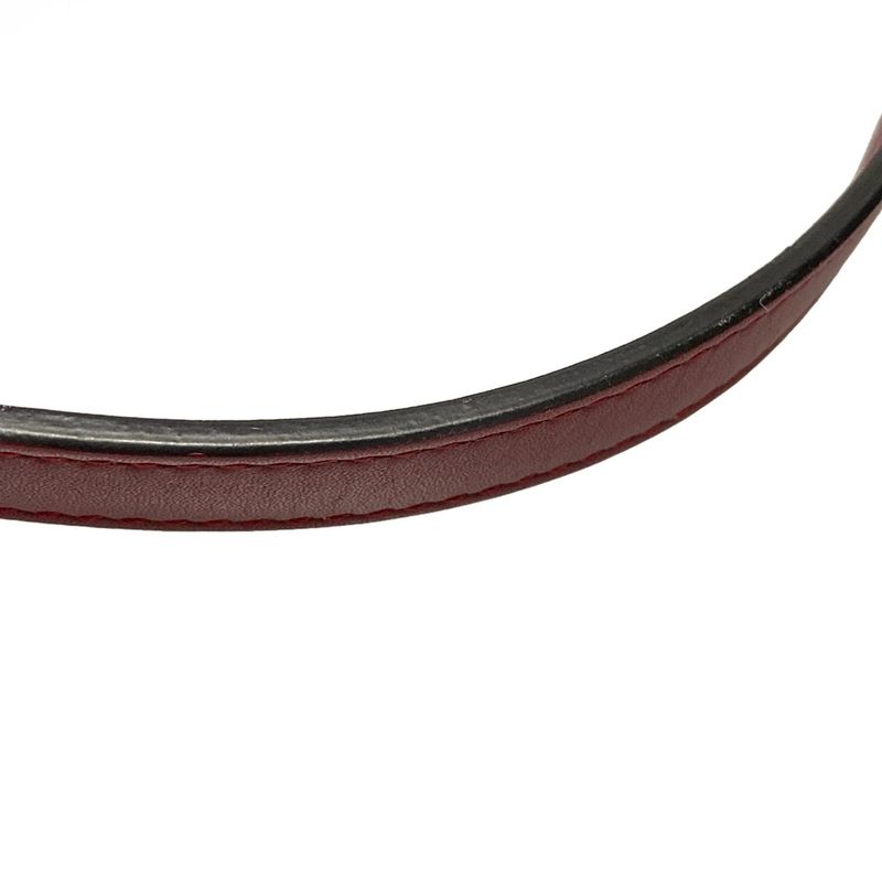 Dior/christian Dior Handbag Saddle Bag Red Leather