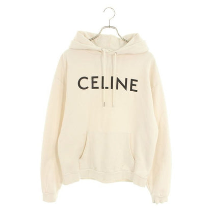 Celine 2 Q Logo Print Loose Hoodie XL