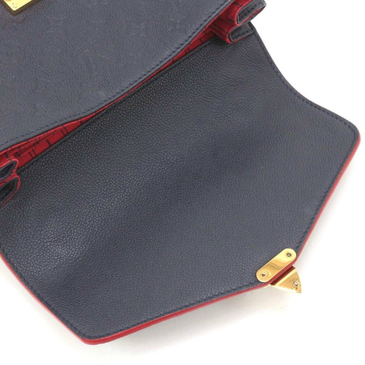 Louis Vuitton Monogram Plant Pochette Metis MM 2way Shoulder Bag M44071 Navy