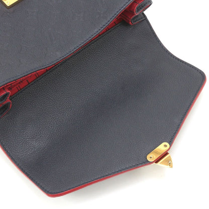 Louis Vuitton Monogram Plant Pochette Metis MM 2way Shoulder Bag M44071 Navy