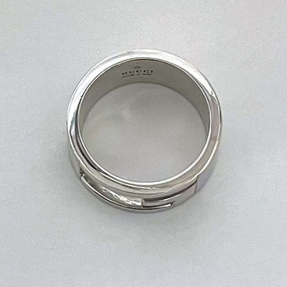 Gucci Ring Branded Regular Silver Polished