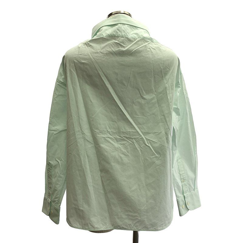 Balenciaga - Cotton Oversized Shirt - 34 - Turquoise Green - Mens