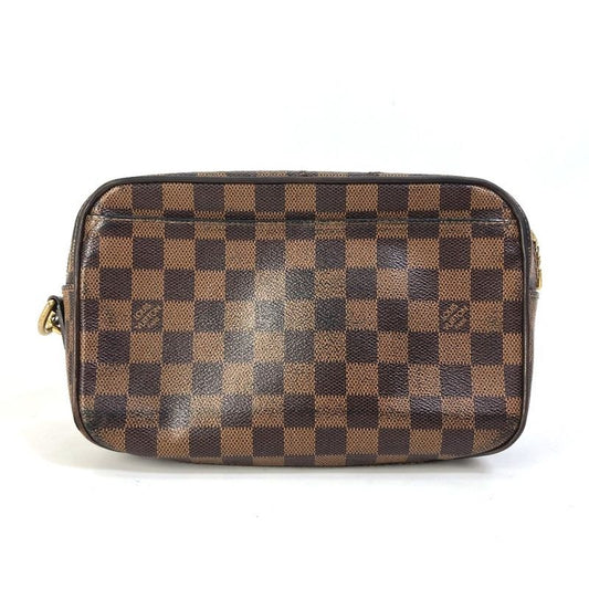 Louis Vuitton Second Bag Pochette Saint Paul Damier Canvas Ebene Brown