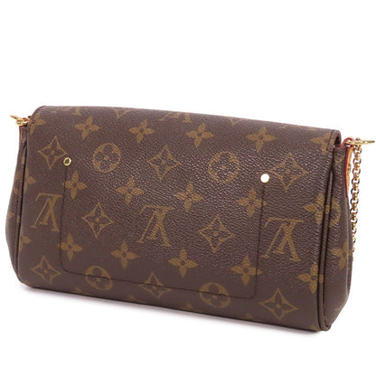 Louis Vuitton Favorite PM Brown Monogram Canvas Chain Shoulder Bag — view 2