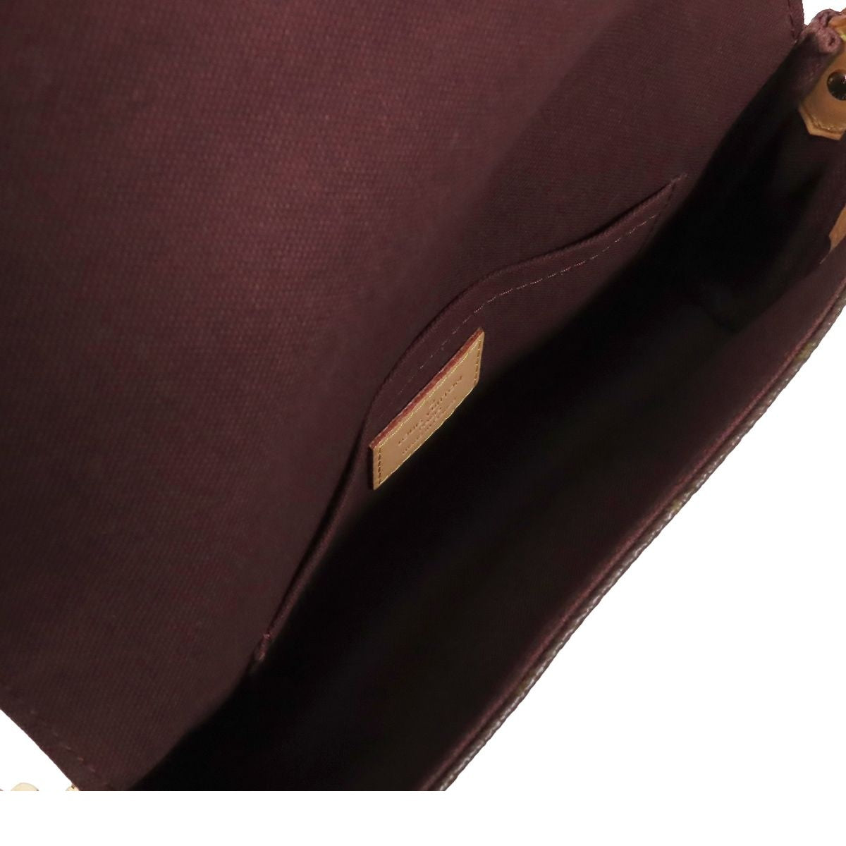 Louis Vuitton Favorite PM Brown Monogram Canvas Chain Shoulder Bag — view 5