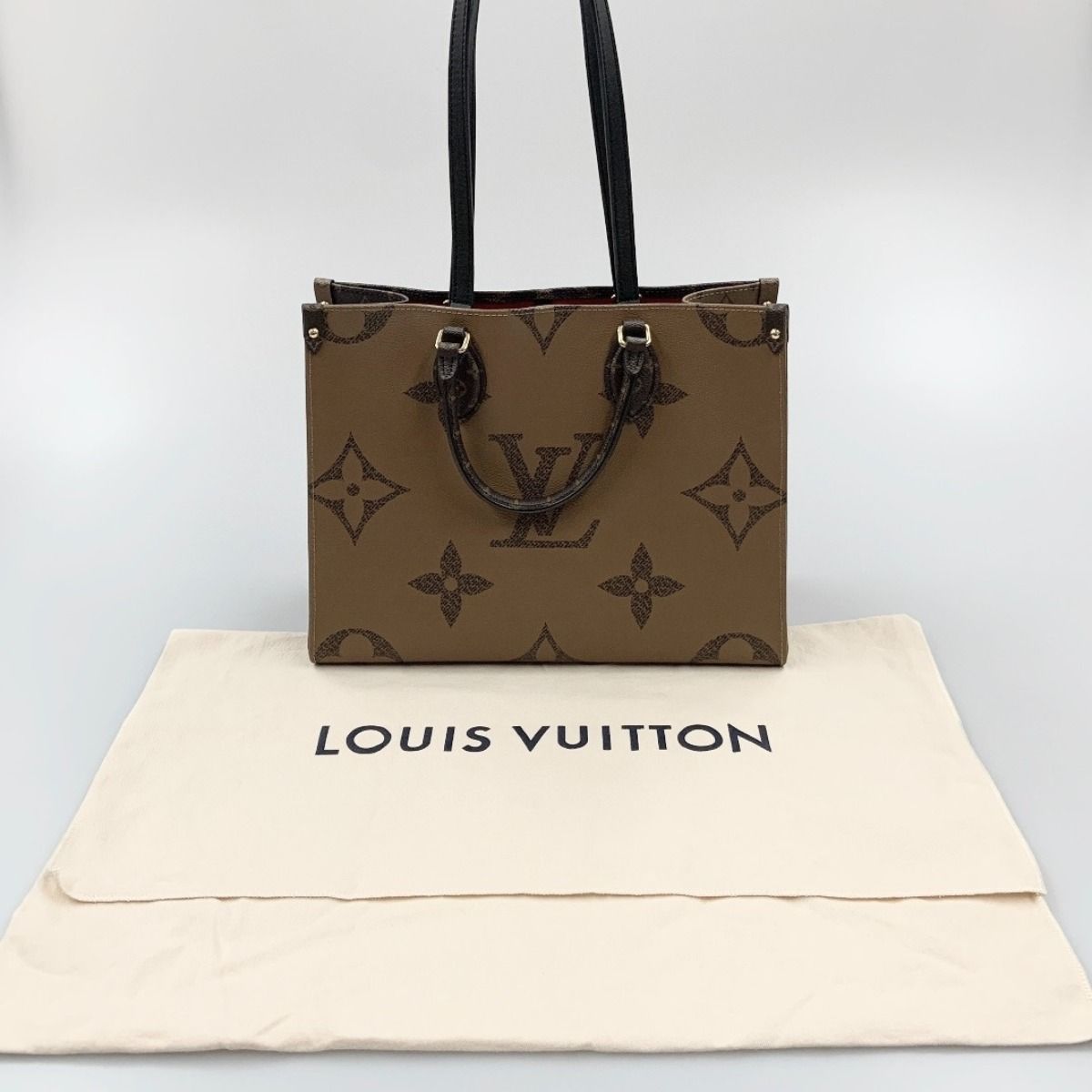 Louis Vuitton Monogram Giant on the Go MM Women's 2way Bag M45321 Brown