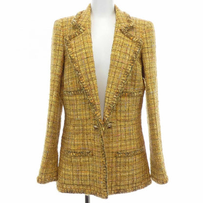Chanel Jacket Yellow 38
