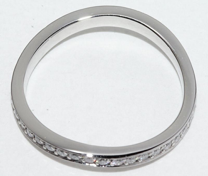 Chanel Pt950 Diamond 82P (082ct) Luband De Chanel Eternity Ring J10612