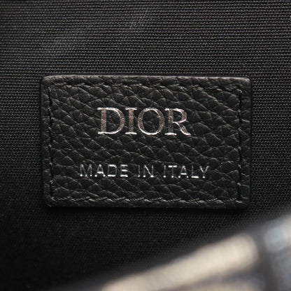 Dior Shoulder Bag Gallop Navy Canvas Leather Beige Black Blue — view 4