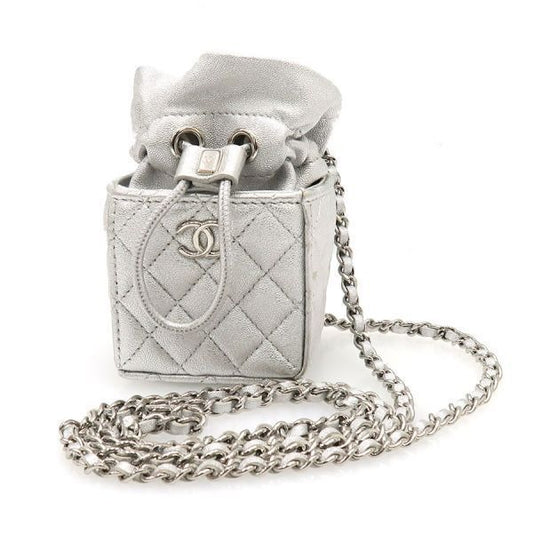 Chanel Quilted Mini Silver Comment