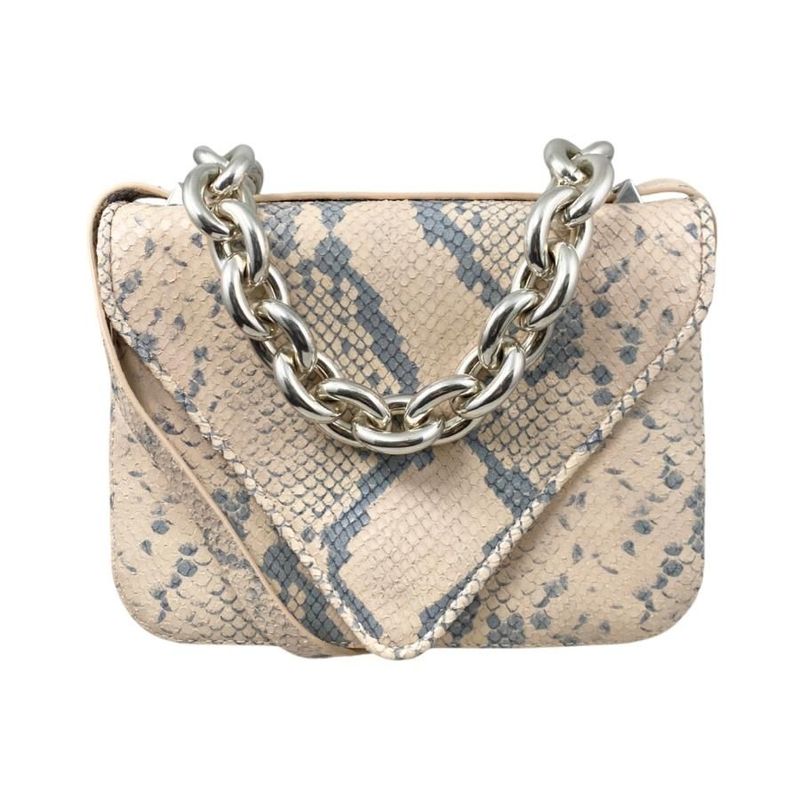 Bottega Veneta Shoulder Bag Mount Small Envelope Bag 667399 V10r0 Chain Python