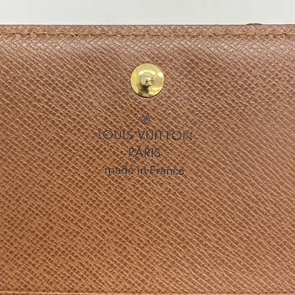 Louis Vuitton Wallet Monogram Porte Monnaie Zip M61735 Brown Ladies