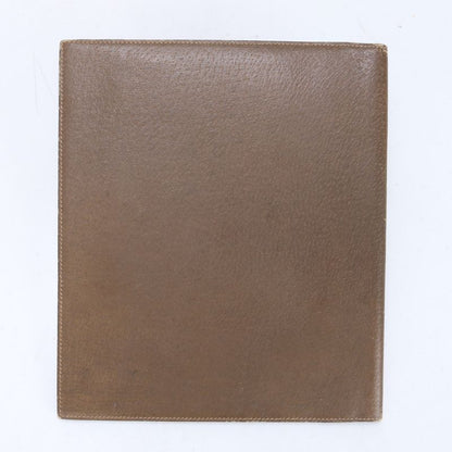 Vintage Old Gucci Leather Notebook Cover Brown Notebook Diary Case Stationery
