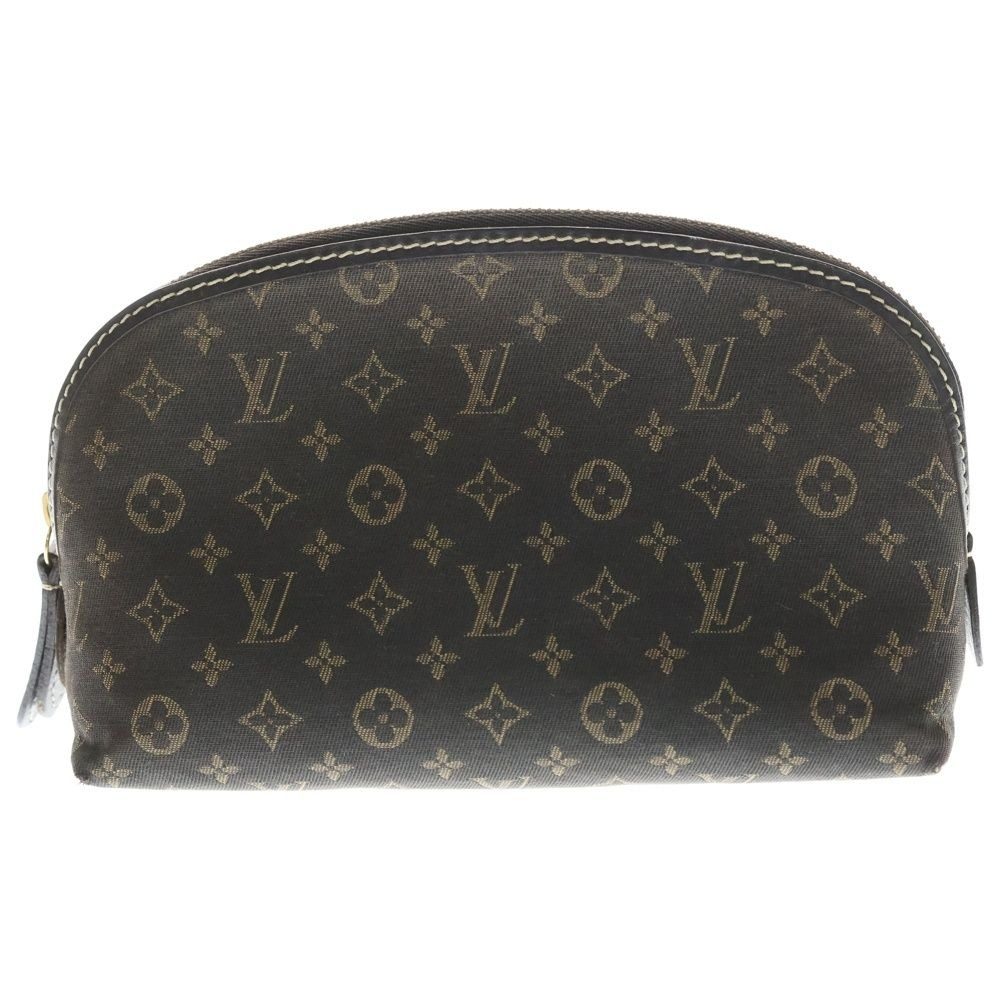 Louis Vuitton Monogram Idyll Pochette Cosmetic Fuzan Pouch Case Brown Canvas