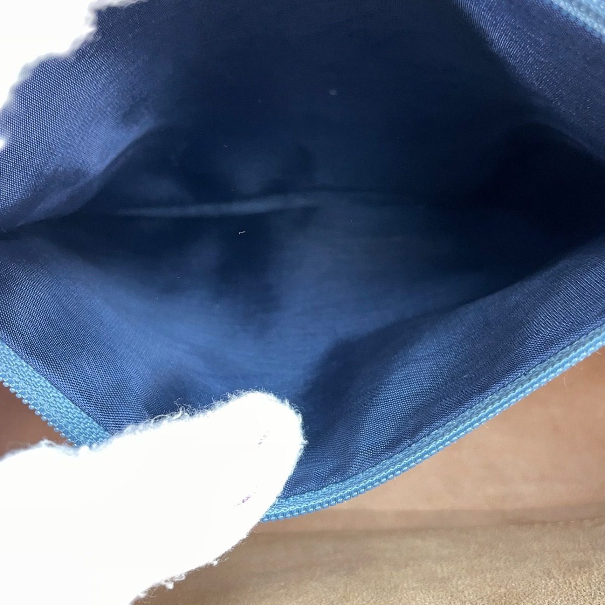 Loewe Handbag Light Blue Anagram Formal — view 5