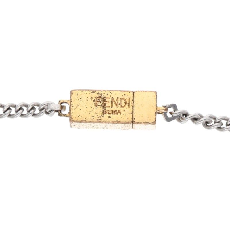 Fendi FF Logo Chain Necklace Men's