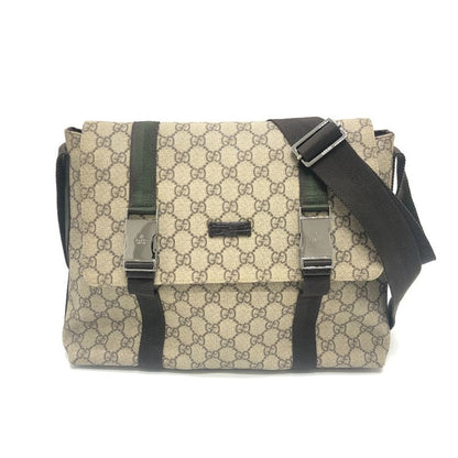 Gucci Shoulder Bag GG Stream 214397 Ggpvc/leather Brown