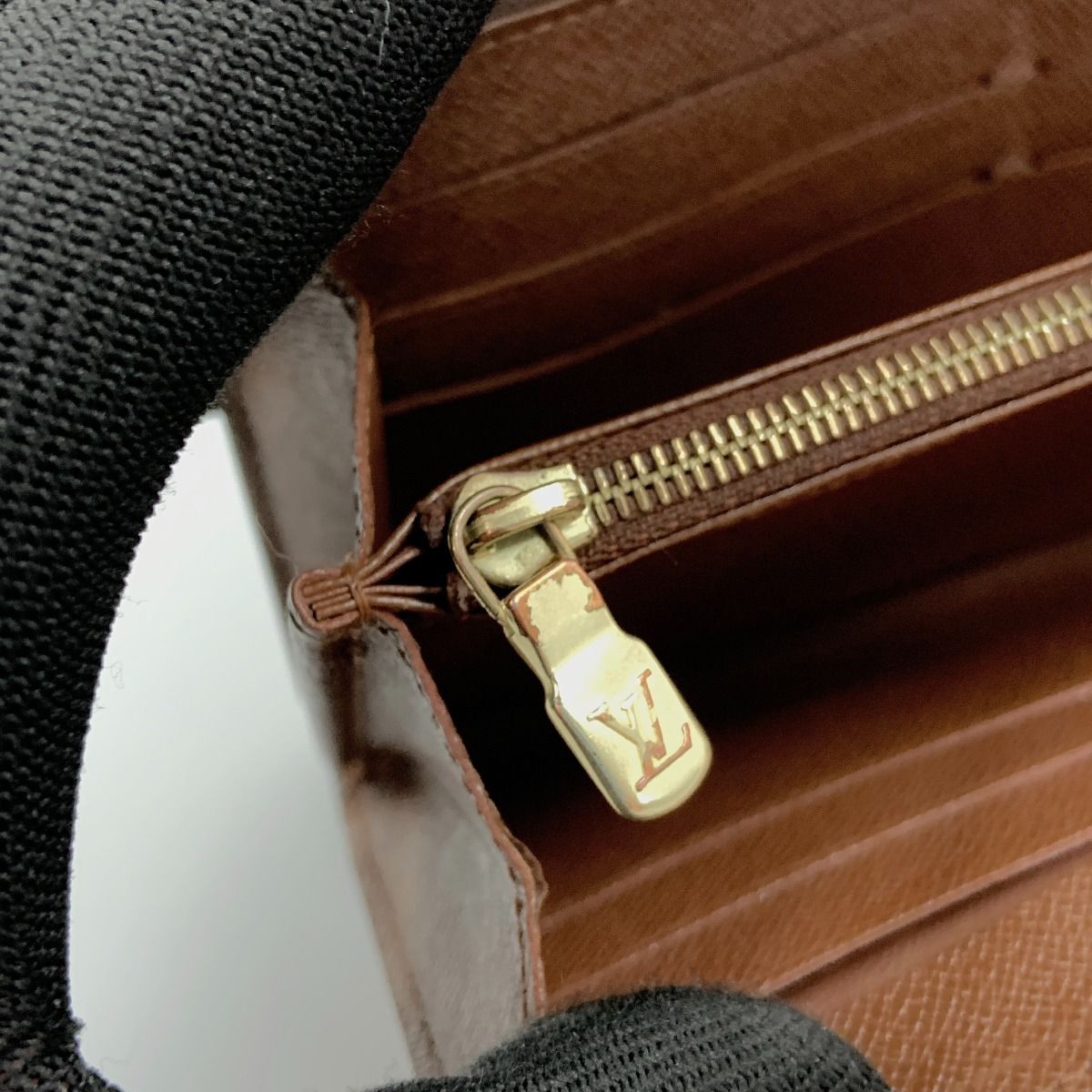 Louis Vuitton Monogram Portefeuille Sara Bifold Long Wallet M60531 Brown