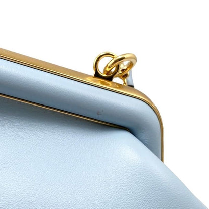 Fendi Shoulder Bag First Small Bag 8bp129 Abve F1993 Blue Gold Hardware Fendi