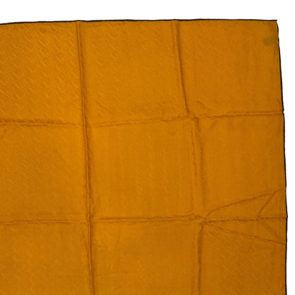Dior Christian Scarf Silk Logo Trotter Pattern All Over Yellow — view 3