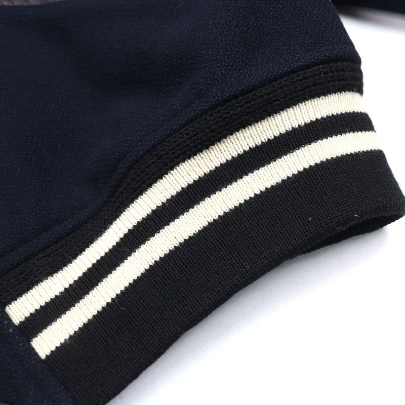 Saint Laurent Paris 354718 Editon Wool Blend Teddy Jacket Blouson With Leather