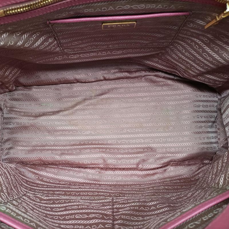 Prada Galleria Pink Saffiano Leather Bn178614
