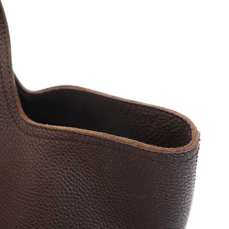 Bottega Veneta Leather Tote Bag Brown