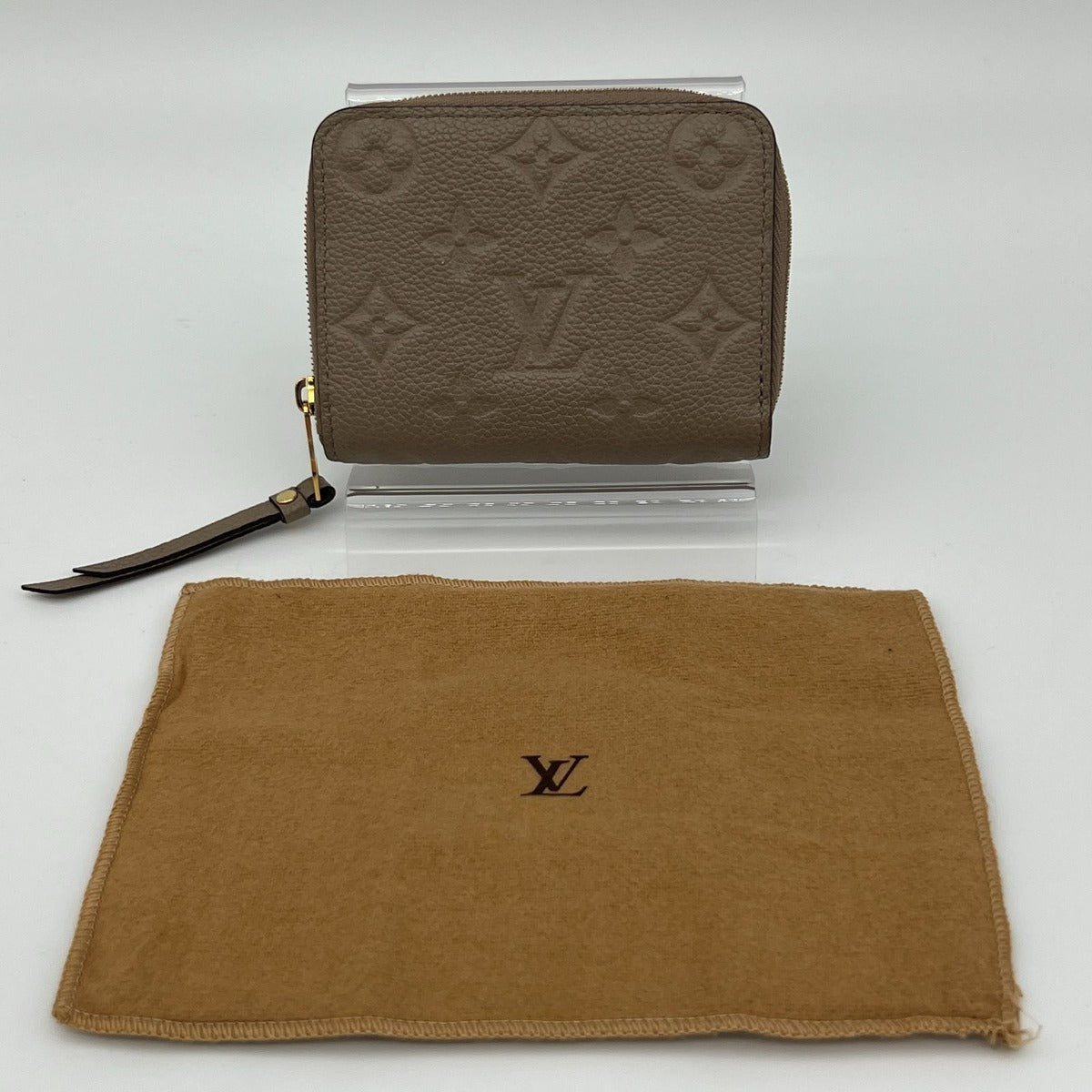 Louis Vuitton Monogram Empreinte Zippy Coin Pass Handbag