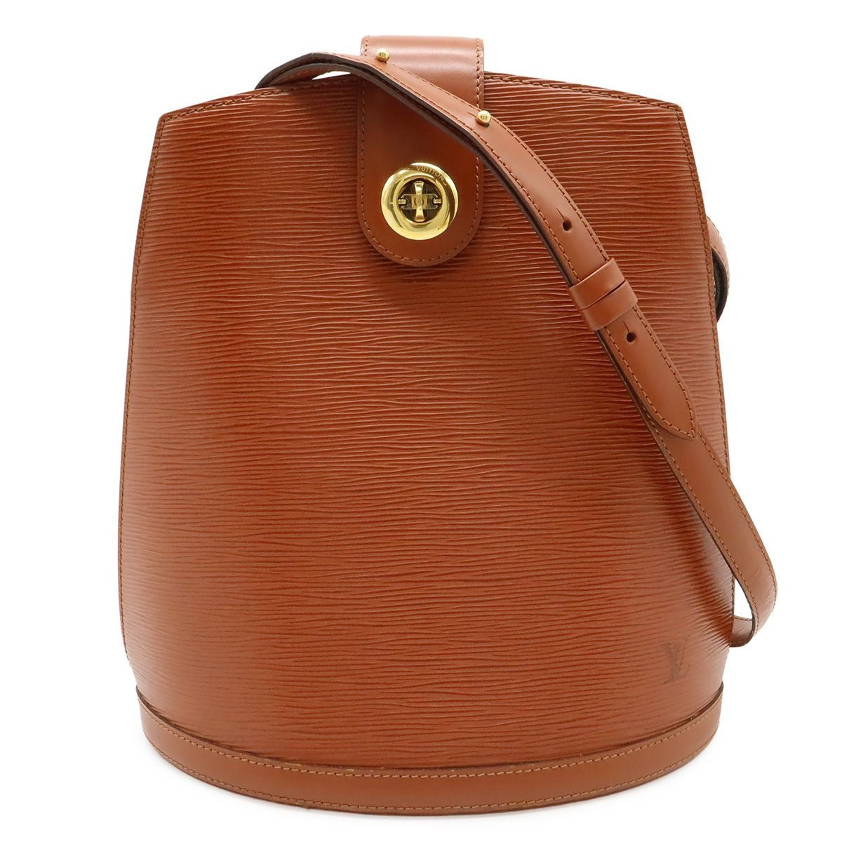 Louis Vuitton Epi Cluny Shoulder Bag Leather Kenya Brown