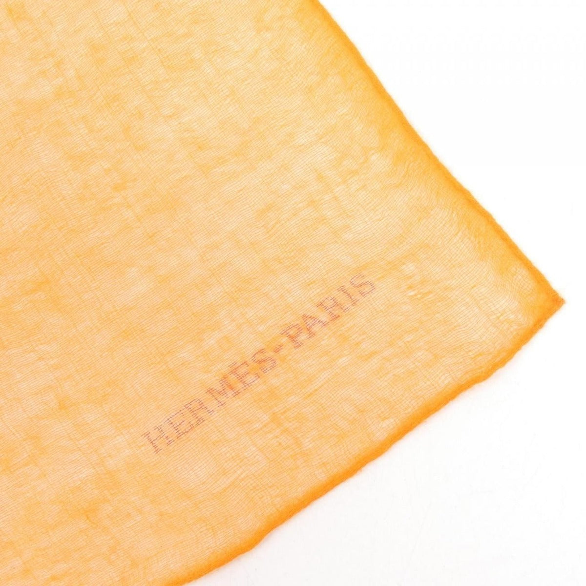 Hermes Stole Cashmere Orange — view 2
